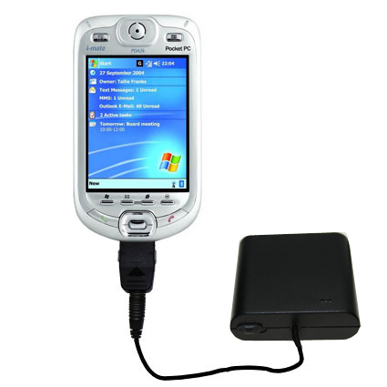 AA Battery Pack Charger compatible with the Qtek 9090 Smartphone