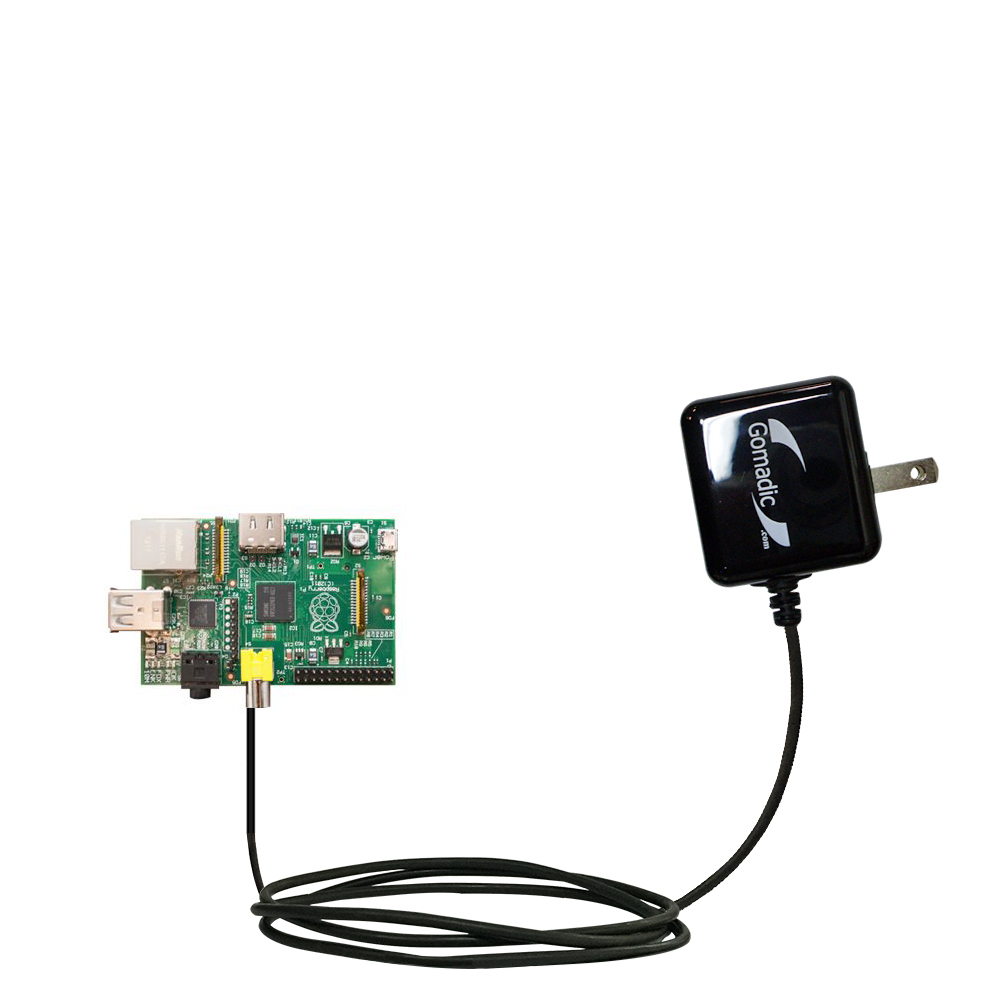 Wall Charger compatible with the Raspberry Pi Board