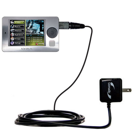 Wall Charger compatible with the RCA X3000 LYRA Media Player
