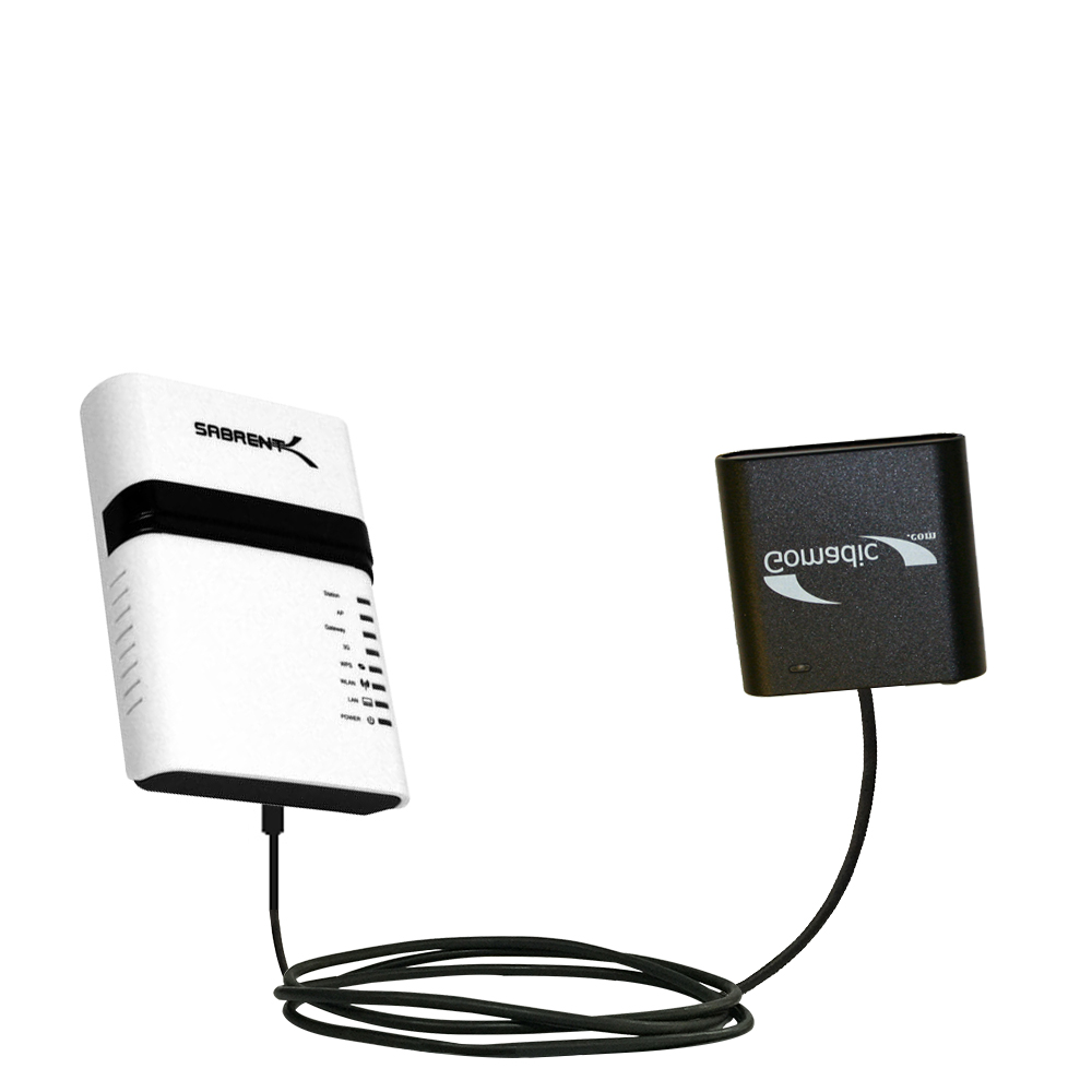 AA Battery Pack Charger compatible with the Sabrent NT-WR1N Portable Router