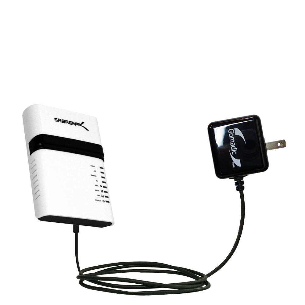Wall Charger compatible with the Sabrent NT-WR1N Portable Router