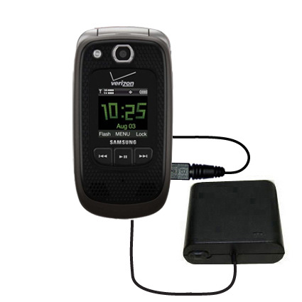 AA Battery Pack Charger compatible with the Samsung Convoy 2