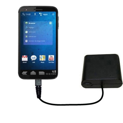 AA Battery Pack Charger compatible with the Samsung DROID Prime