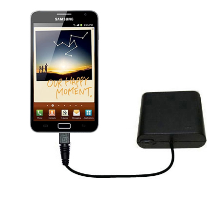 AA Battery Pack Charger compatible with the Samsung GALAXY Note