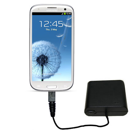 AA Battery Pack Charger compatible with the Samsung Galaxy S III