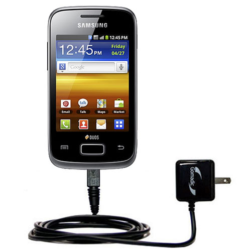 Wall Charger compatible with the Samsung Galaxy Y DUOS