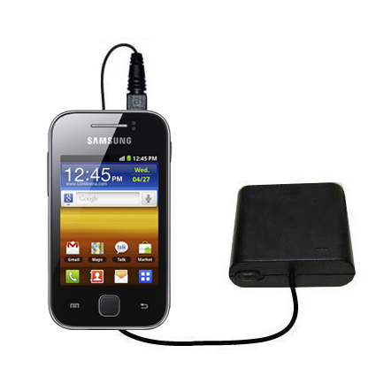AA Battery Pack Charger compatible with the Samsung Galaxy Y