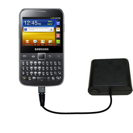 AA Battery Pack Charger compatible with the Samsung Galaxy Y Pro