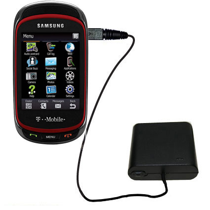 AA Battery Pack Charger compatible with the Samsung Gravity SGH-T669