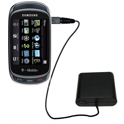 AA Battery Pack Charger compatible with the Samsung Gravity T