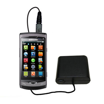 AA Battery Pack Charger compatible with the Samsung GT-S8500