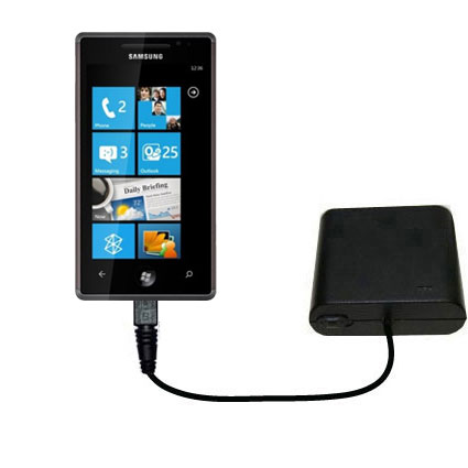 AA Battery Pack Charger compatible with the Samsung I8350