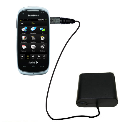 AA Battery Pack Charger compatible with the Samsung Instinct HD SPH-M850
