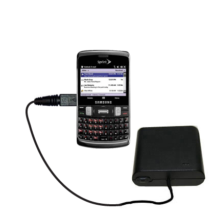 AA Battery Pack Charger compatible with the Samsung Intrepid SPH-i350