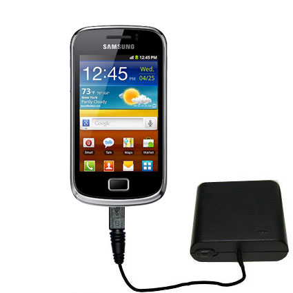 AA Battery Pack Charger compatible with the Samsung Jena / S6500