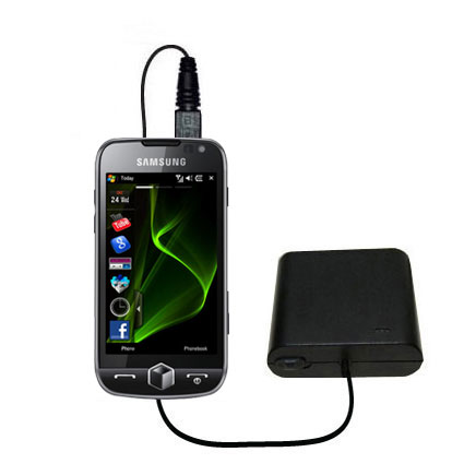 AA Battery Pack Charger compatible with the Samsung Omnia 7