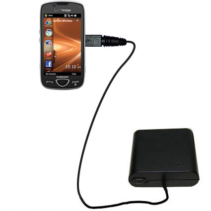 AA Battery Pack Charger compatible with the Samsung Omnia II  SCH-i920
