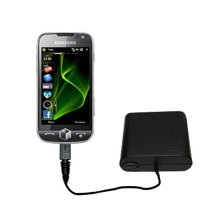 AA Battery Pack Charger compatible with the Samsung Omnia II