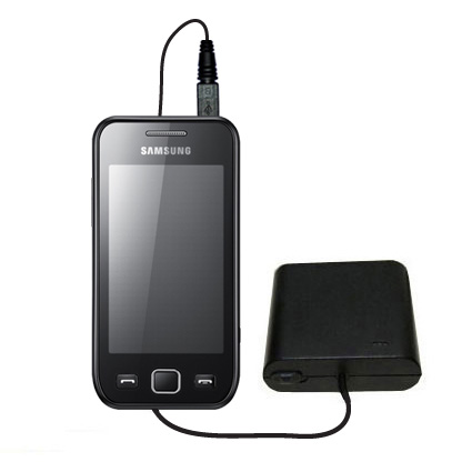 AA Battery Pack Charger compatible with the Samsung S5250