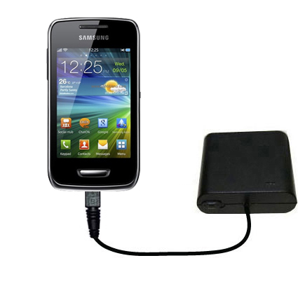 AA Battery Pack Charger compatible with the Samsung S5380