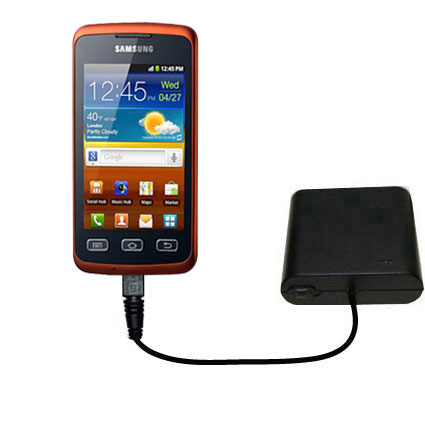 AA Battery Pack Charger compatible with the Samsung S5690