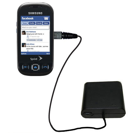 AA Battery Pack Charger compatible with the Samsung SPH-M350