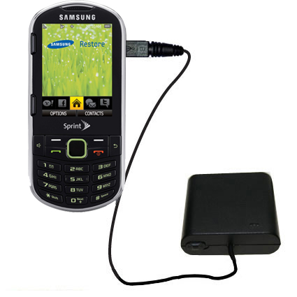 AA Battery Pack Charger compatible with the Samsung SPH-M570