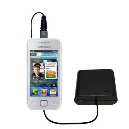 AA Battery Pack Charger compatible with the Samsung Wave 575