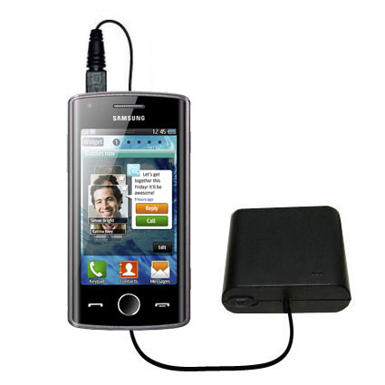AA Battery Pack Charger compatible with the Samsung Wave 578