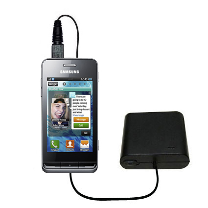 AA Battery Pack Charger compatible with the Samsung Wave 723