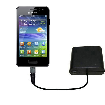 AA Battery Pack Charger compatible with the Samsung Wave M