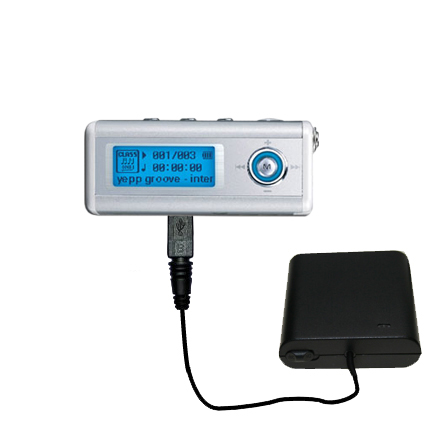 AA Battery Pack Charger compatible with the Samsung Yepp YP-T5 Series