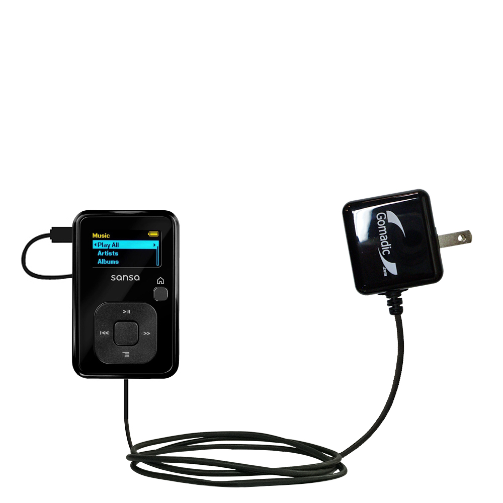 Wall Charger compatible with the Sandisk Sansa Clip Plus