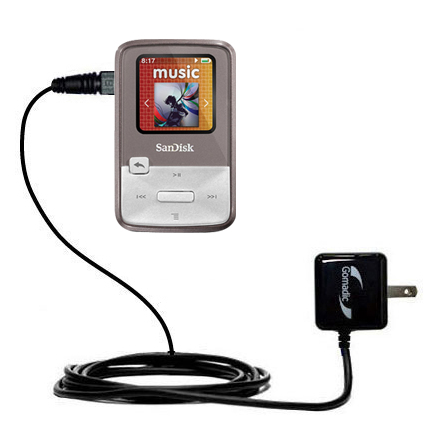 Wall Charger compatible with the Sandisk Sansa Clip Zip