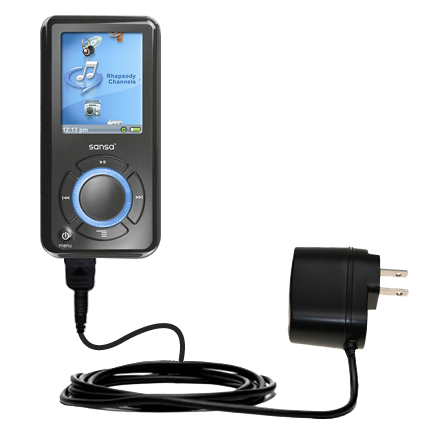 Wall Charger compatible with the Sandisk Sansa e200R Rhapsody