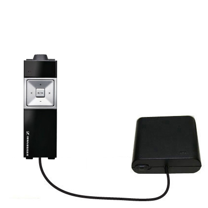 AA Battery Pack Charger compatible with the Sennheiser MM200