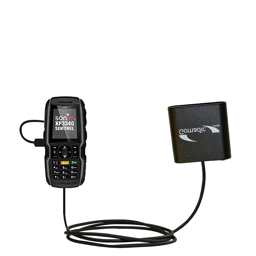 AA Battery Pack Charger compatible with the Sonim Sentinel XP3340