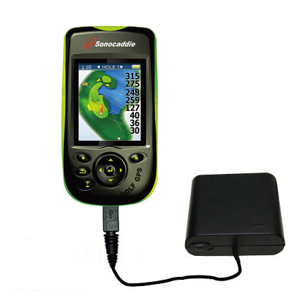 AA Battery Pack Charger compatible with the Sonocaddie v300 GPS
