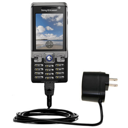 Wall Charger compatible with the Sony Ericsson C702 C702c