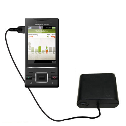 AA Battery Pack Charger compatible with the Sony Ericsson Hazel
