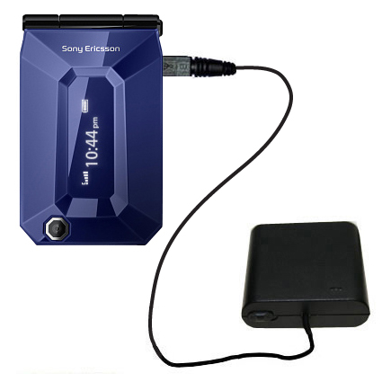 AA Battery Pack Charger compatible with the Sony Ericsson Jalou