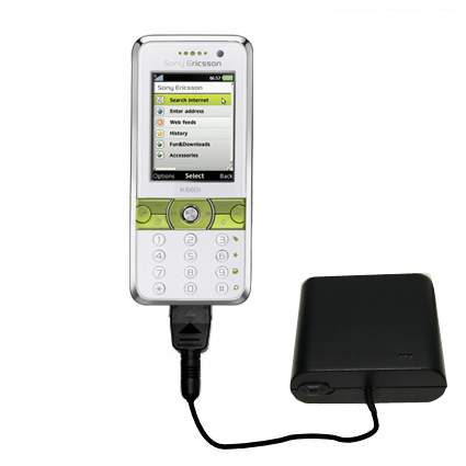 AA Battery Pack Charger compatible with the Sony Ericsson k660i