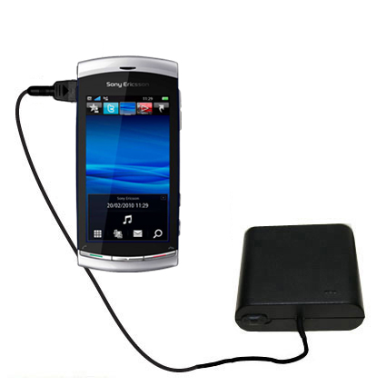 AA Battery Pack Charger compatible with the Sony Ericsson Kurara
