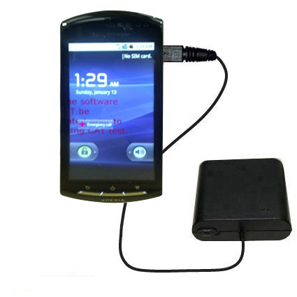 AA Battery Pack Charger compatible with the Sony Ericsson LT15i
