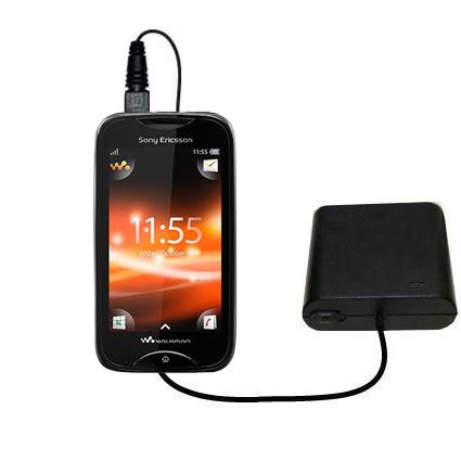 AA Battery Pack Charger compatible with the Sony Ericsson Mix Walkman