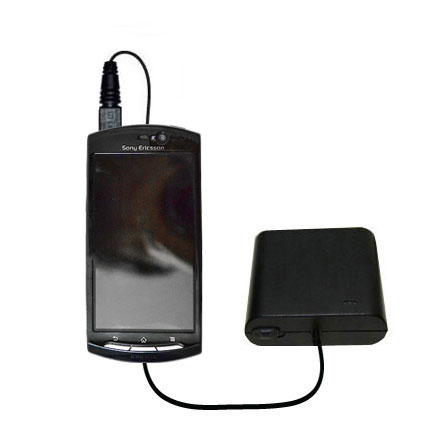 AA Battery Pack Charger compatible with the Sony Ericsson MT15i