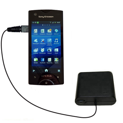 AA Battery Pack Charger compatible with the Sony Ericsson ST18i