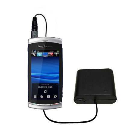 AA Battery Pack Charger compatible with the Sony Ericsson Vivaz 2