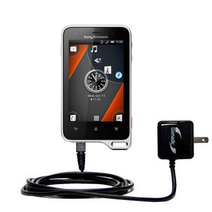Wall Charger compatible with the Sony Ericsson Xperia active