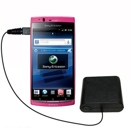 AA Battery Pack Charger compatible with the Sony Ericsson Xperia Arc HD